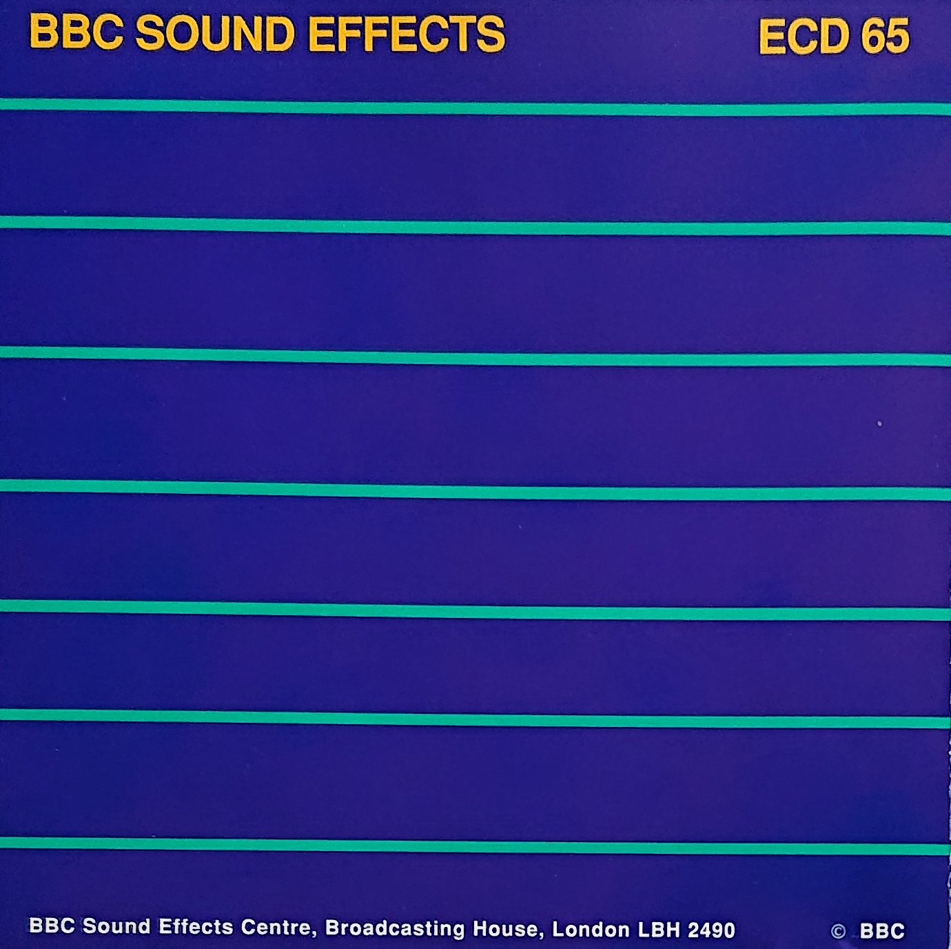 Middle of cover of ECD 65